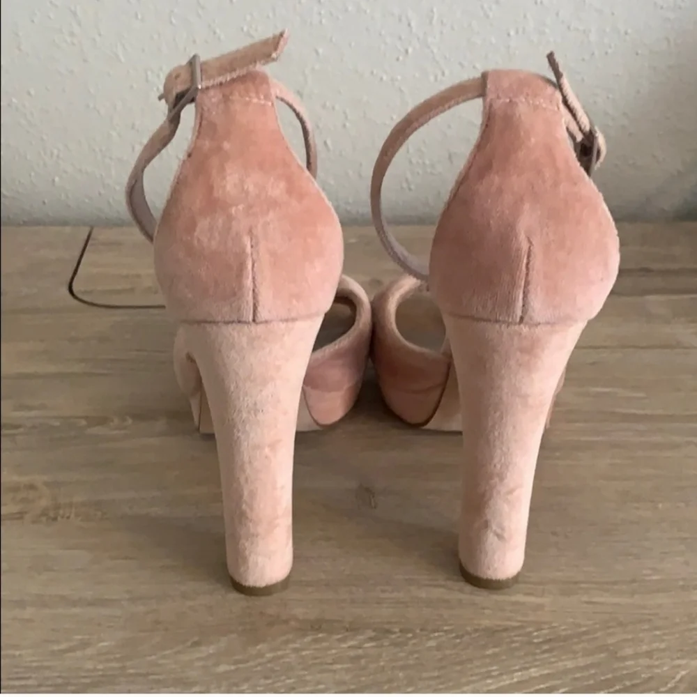 Joie Nabila Velvet Platform Heel Sandal, 40 (U.S. 10), Pink